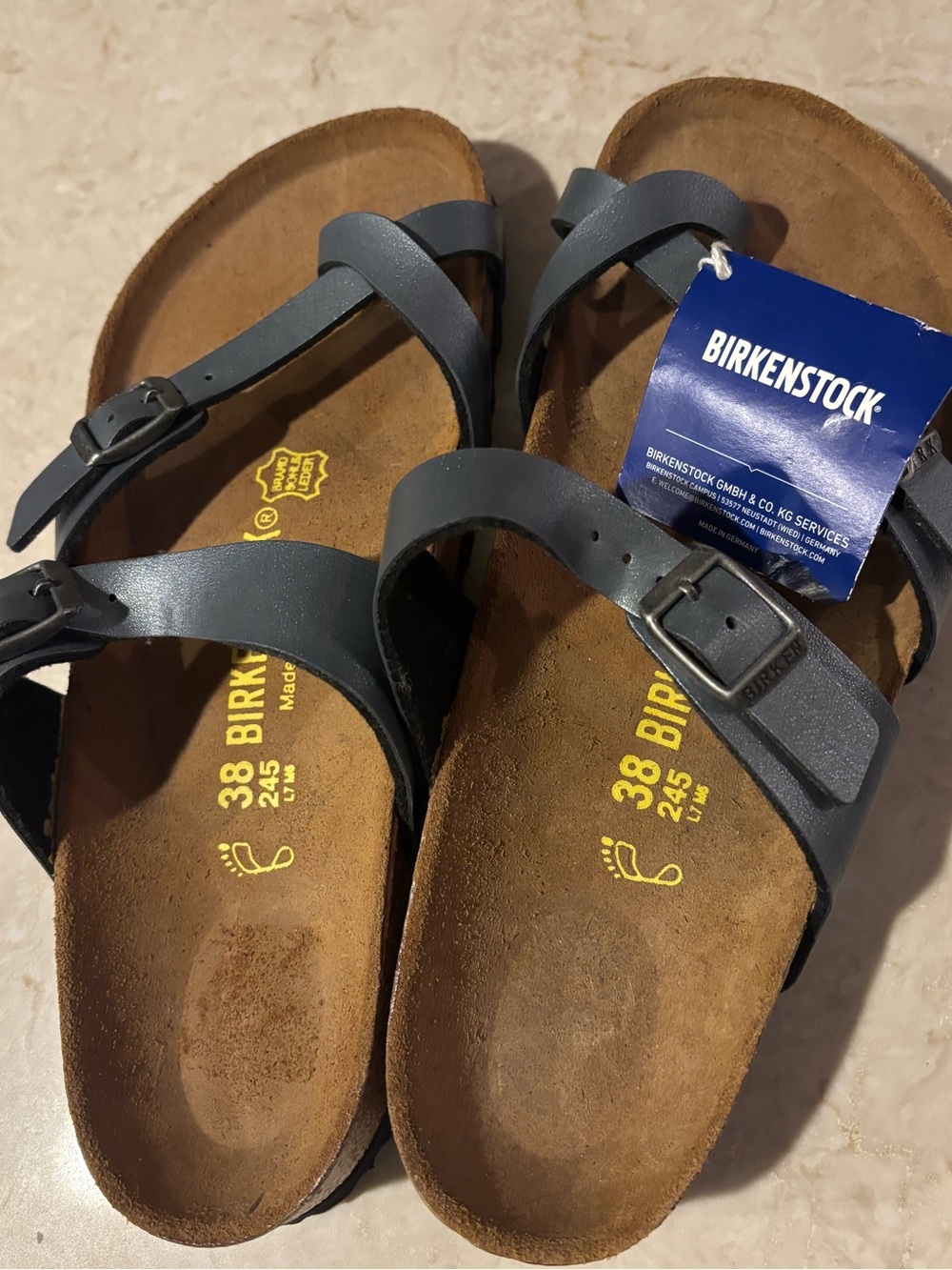 Birkenstock Mayari Sandals in Slate Blue
